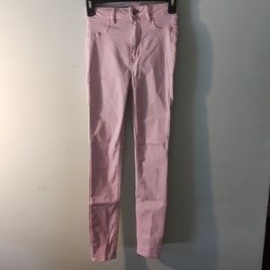 FINAL PRICE! American Eagle pink jeggings